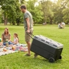 ICECO MCD95D 12/24Volt 95 Litre Kompresörlü Çift Bölmeli Tekerlekli Outdoor Oto Buzdolabı/Dondurucu
