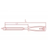 İzeltaş 5010230020 20 mm Iskarpela (Düz)