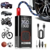 KOBB KB412 Li-ion Şarjlı 150 PSI Dijital Göstergeli Akıllı Lastik Şişirme Pompası+ Powerbank + SOS + Led Lamba