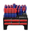 WORKPRO WP200560 100 Parça Duvar Askı Aparatlı Profesyonel CR-V Manyetik Tornavida ve Bits Uç Seti