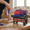 WORKPRO WP200560 100 Parça Duvar Askı Aparatlı Profesyonel CR-V Manyetik Tornavida ve Bits Uç Seti