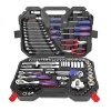 WORKPRO WP202533 1/4’ 3/8’’ 1/2’ 123 Parça Cr-V Metrik Ağır Hizmet Lokma ve Kombine Anahtar Takımı