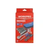 WORKPRO WP209006 84 Parça 3/8’’ 1/4’’ CR-V Metrik/İnç Profesyonel Lokma ve Bits Uç Takımı