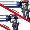 WORKPRO WP224001 230mm Ağır Hizmet Tipi Metal Silikon/Mastik Tabancası