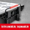 WORKPRO WP283029 24Lt 12 Gözlü Şeffaf Kapaklı İstiflenebilir 56x35x12,5cm Profesyonel Organizer Takım Çantası