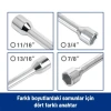 WORKPRO WP314005 17 19 21 23 Cr-V 400mm 4 Kollu Profesyonel Bijon Anahtarı