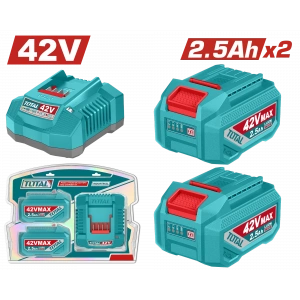 42V 2.5AH LI-ION AKÜ VE ŞARJ ALETİ SETİ