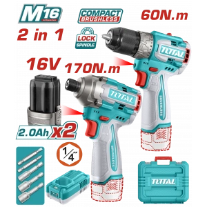AVANTAJ 2 Lİ SET - 16V MATKAP VE DARBELİ VİDALAMA
