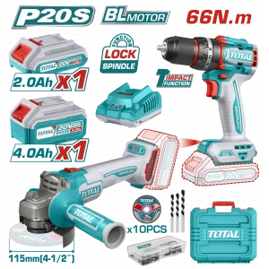 AVANTAJ 2Lİ SET - DARBELİ MATKAP & AKÜLÜ TAŞLAMA 2 AH + 4 AH