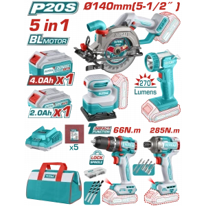 AVANTAJ 5 Lİ SET - DAİRE TESTERE, ZIMPARA, DABELİ VİDALAMA, MATKAP, FENER