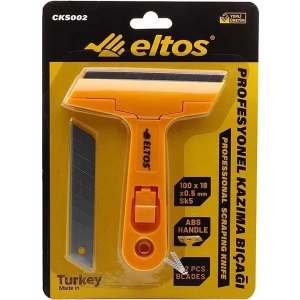 Eltos Profesyonel Cam Kazıma Bıçağı (2 Adet Yedek Bıçaklı) - CKS 002