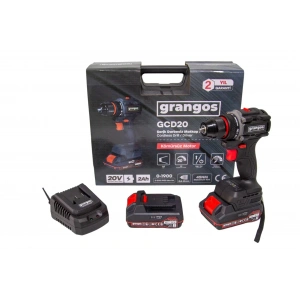 Grangos GCD20-T2 20V 2 Ah Çift Akülü Darbesiz Matkap Vidalama