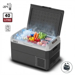 ICECO MCD40D 12/24Volt 40 Litre Kompresörlü Outdoor Oto Buzdolabı