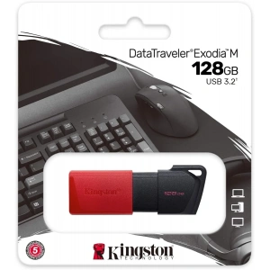 Kingston DataTraveler Exodia 128GB USB Flash Bellek USB3.2 Gen1