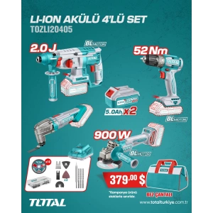 LI-ION AKÜLÜ 4 LÜ  SET
