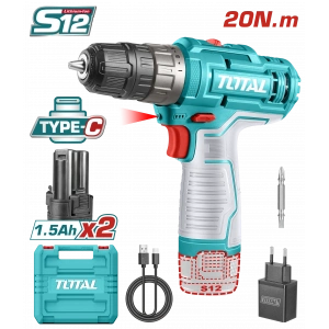 LI-ION AKÜLÜ DARBESİZ MATKAP TYPE-C