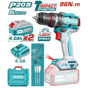 LI-ION AKÜLÜ KÖMÜRSÜZ DARBELİ MATKAP 96NM