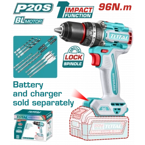 LI-ION AKÜLÜ KÖMÜRSÜZ DARBELİ MATKAP 96NM (SOLO)