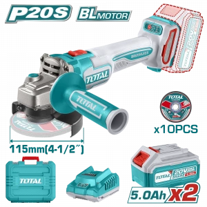 LI-ION AKÜLÜ KÖMÜRSÜZ TAŞLAMA 2x5.0AH