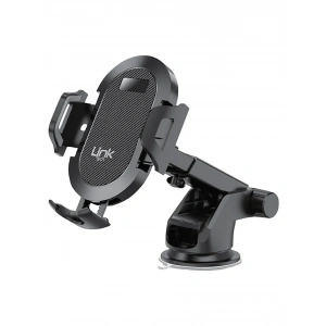 Linktech H767 Vantuzlu Boy Ayarlı Araç Içi Telefon Tutucu
