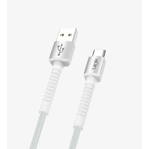 Linktech K552 Safe 3A Örgülü Metal Başlı USB Tip-C Şarj Kablosu