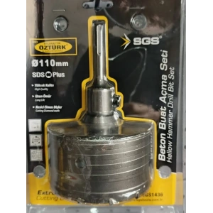 SGS BETON BUAT AÇMA ADAPTÖRLÜ SET 110MM SGS1436