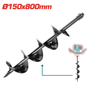 Toprak Burgu Yedek Ucu 150x800mm