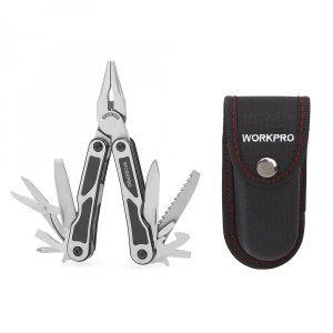 WORKPRO WP382009 15 IN 1 Çok Fonksiyonlu Profesyonel Pense Seti + Taşıma Kılıfı