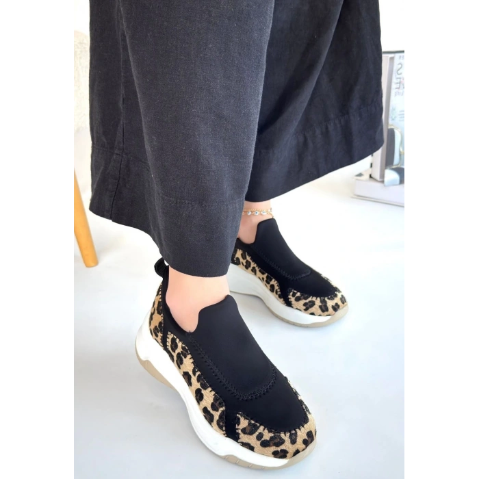 Kendy Leopar Süet Spor Ayakkabı