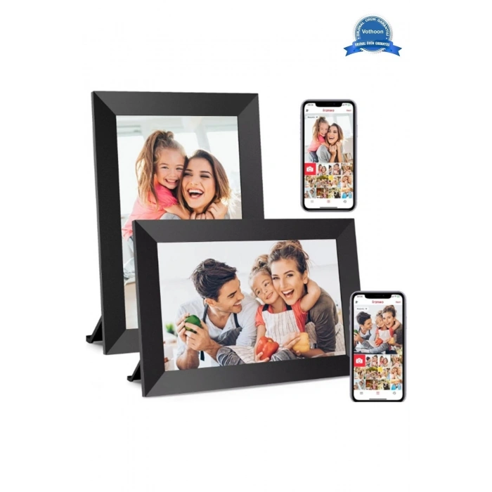 Dijital Fotoğraf Çerçevesi Wifi 10.1 İnç 32gb Dokunmatik Ekran, Uygulama Üzerinden Fotoğraf/video Paylaşımı
