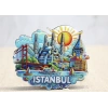 Ahşap İstanbul Temalı Magnet Alk4600
