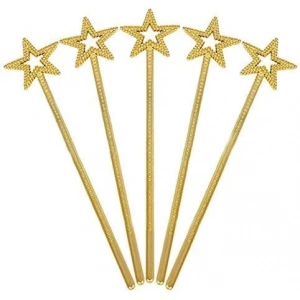 Altın Renk Yıldız Peri Asası Peri Değneği 34 Cm 1 Adet