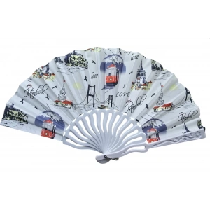 Plastik Kumaş Yelpaze 12li İstanbul