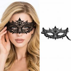 Siyah Dantel Venedik Maskesi Kadın – Zarif Parti  Balo Maskesi 4 No