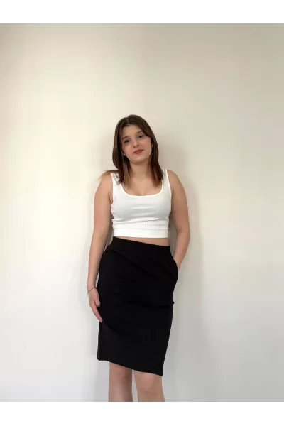 Yumuşak Kumaş Spor Etek