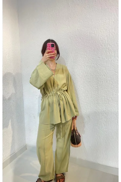 Keten Taşlı İkili Takım