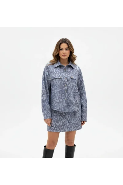 İkili İnce Denim Takım