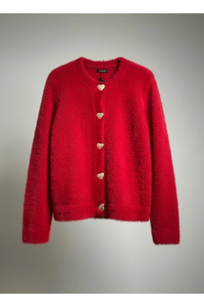 Premium Yumoş Kırmızı Hırka