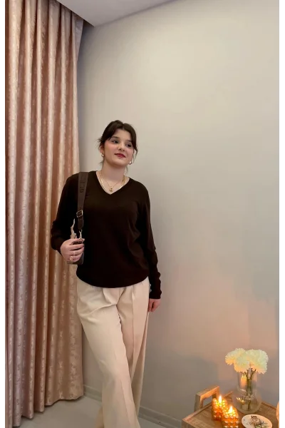 Acı Kahve Merserize Triko