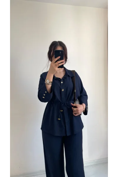 İkili Gömlek Pantolon Takım