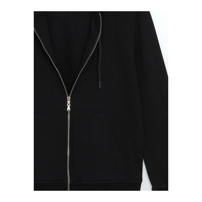 Kapüşonlu Kadın Fermuarlı Sweatshirt