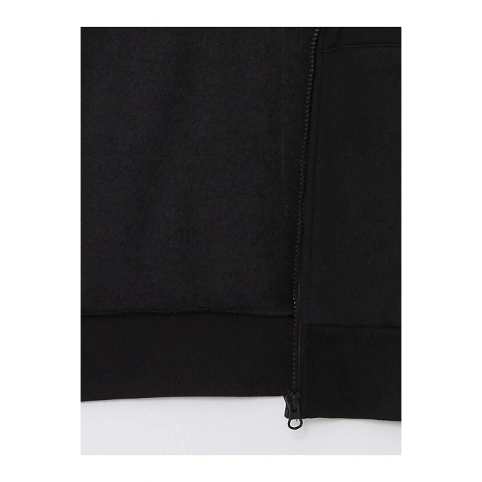 Kapüşonlu Oversize Kadın Fermuarlı Sweatshirt