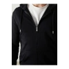 Basic Kapüşonlu Uzun Kollu Erkek Fermuarlı Sweatshirt