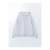Kapüşonlu Oversize Kadın Fermuarlı Sweatshirt