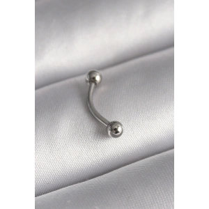316L Çelik Gümüş Renk Topçuk Model Piercing