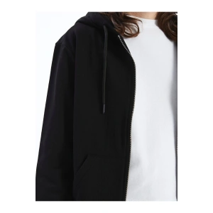 Kapüşonlu Kadın Fermuarlı Sweatshirt