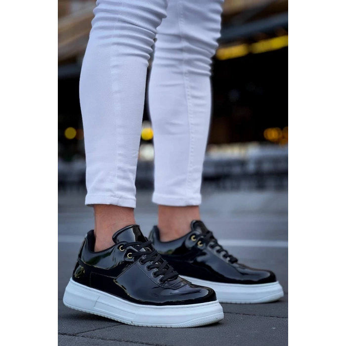 KB-X20 Kuback Siyah Rugan  Günlük Erkek Ayakkabı