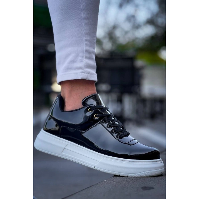 KB-X20 Kuback Siyah Rugan  Günlük Erkek Ayakkabı