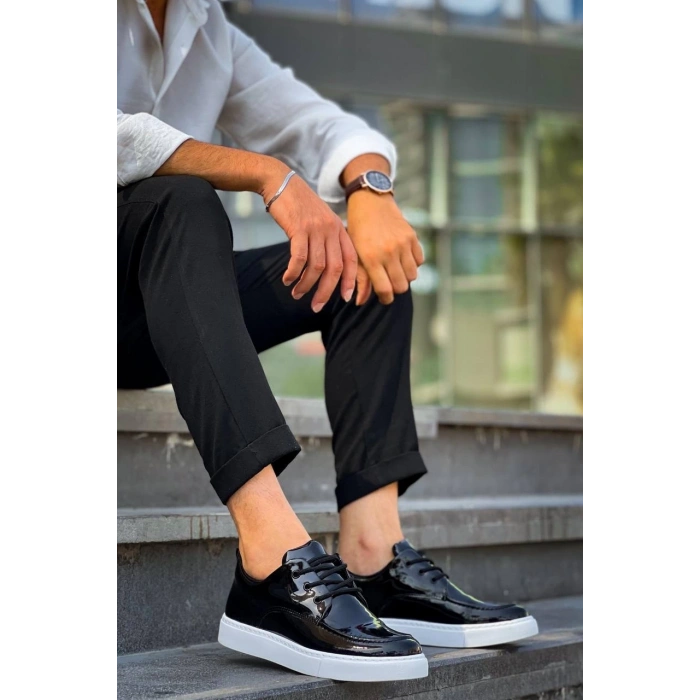 KB-X5 Kuback Siyah Rugan Günlük Erkek Ayakkabı