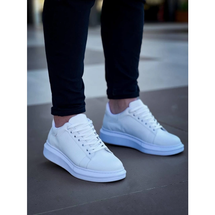 KB-X500  Kuback Bağcıklı Beyaz  Günlük Erkek Ayakkabı
